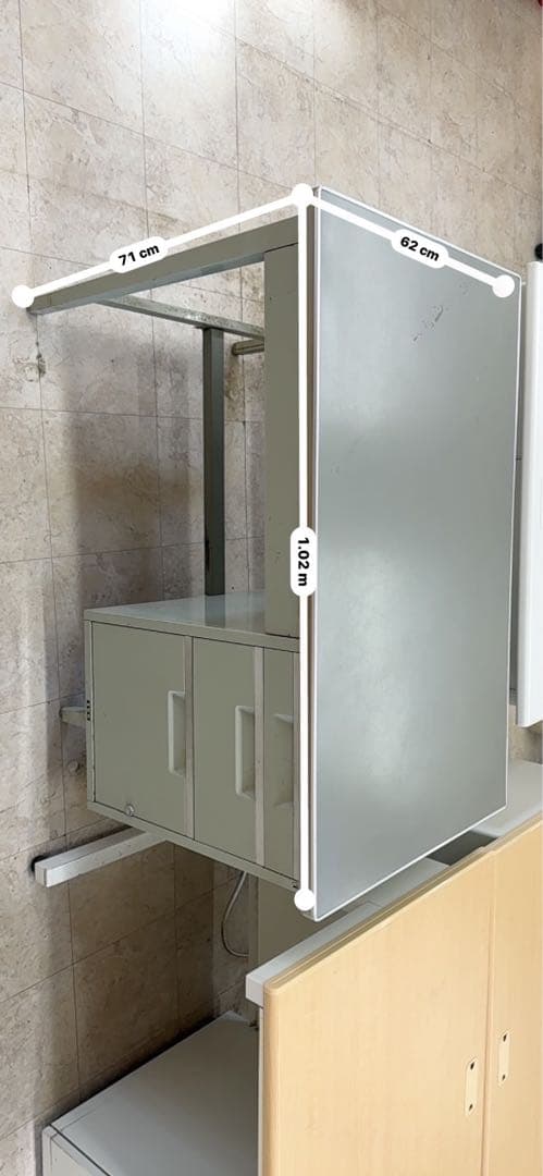 オフィス デスク 鍵付き 引き取り限定 専用 3台セット