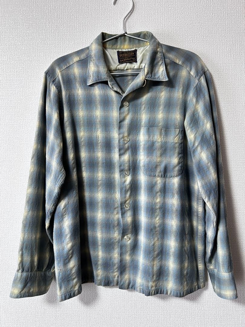 Pendleton ペンドルトン 50〜60s ウールシャツ 表記サイズL