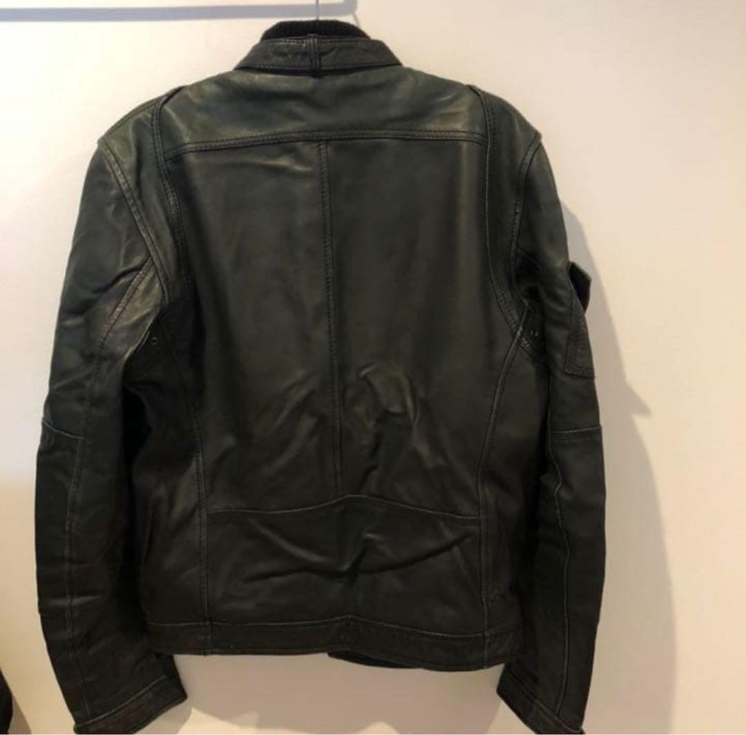 diesel OOs archive レザージャケットギ ミック y2k