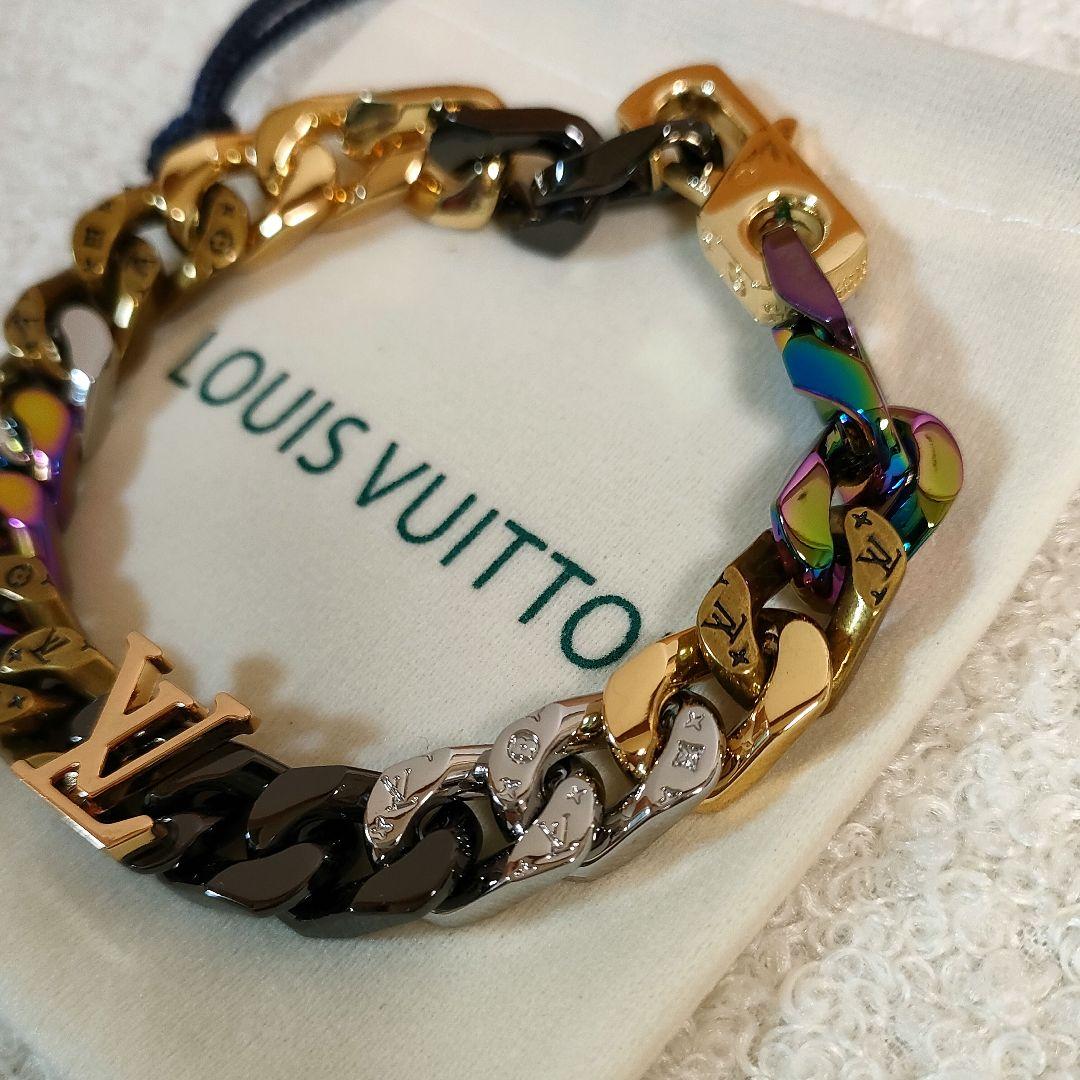 ルイヴィトン チェーン ブレスレット コリエ メンズ