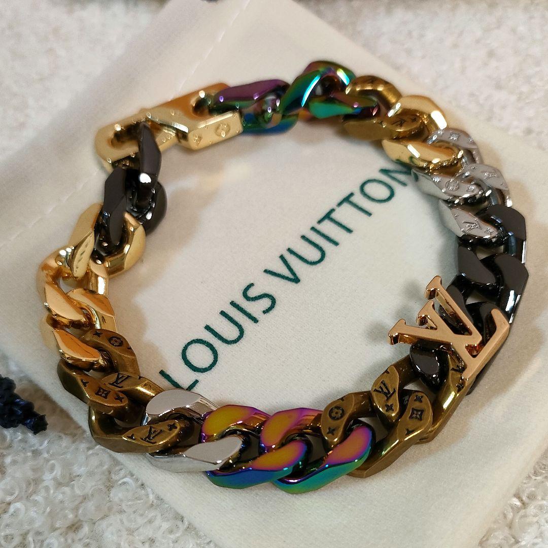 ルイヴィトン チェーン ブレスレット コリエ メンズ