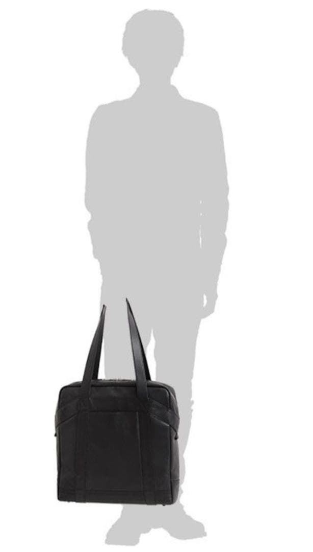 吉田カバン　PORTER　LUGGAGE LABEL 　黒　レザー　トートバッグ