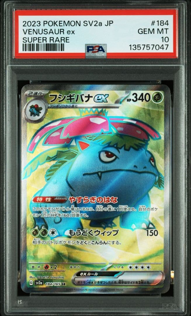 PSA10 御三家 フシギバナ リザードン カメックス ex SR 連番