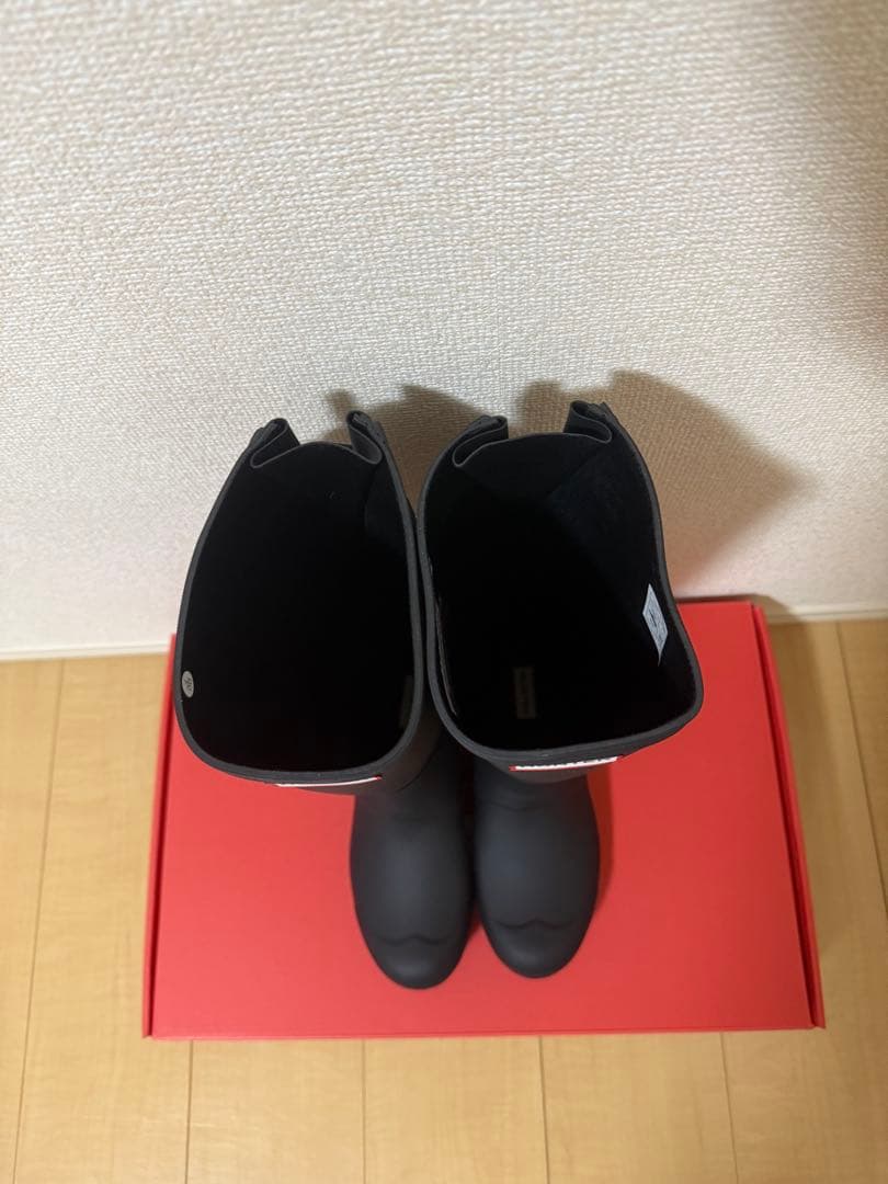 新品・未使用品　HUNTER ブラック ロングブーツ　UK5 24cm