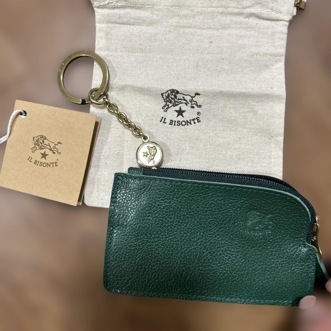 専用⭐︎IL BISONTE グリーン ケース　新品
