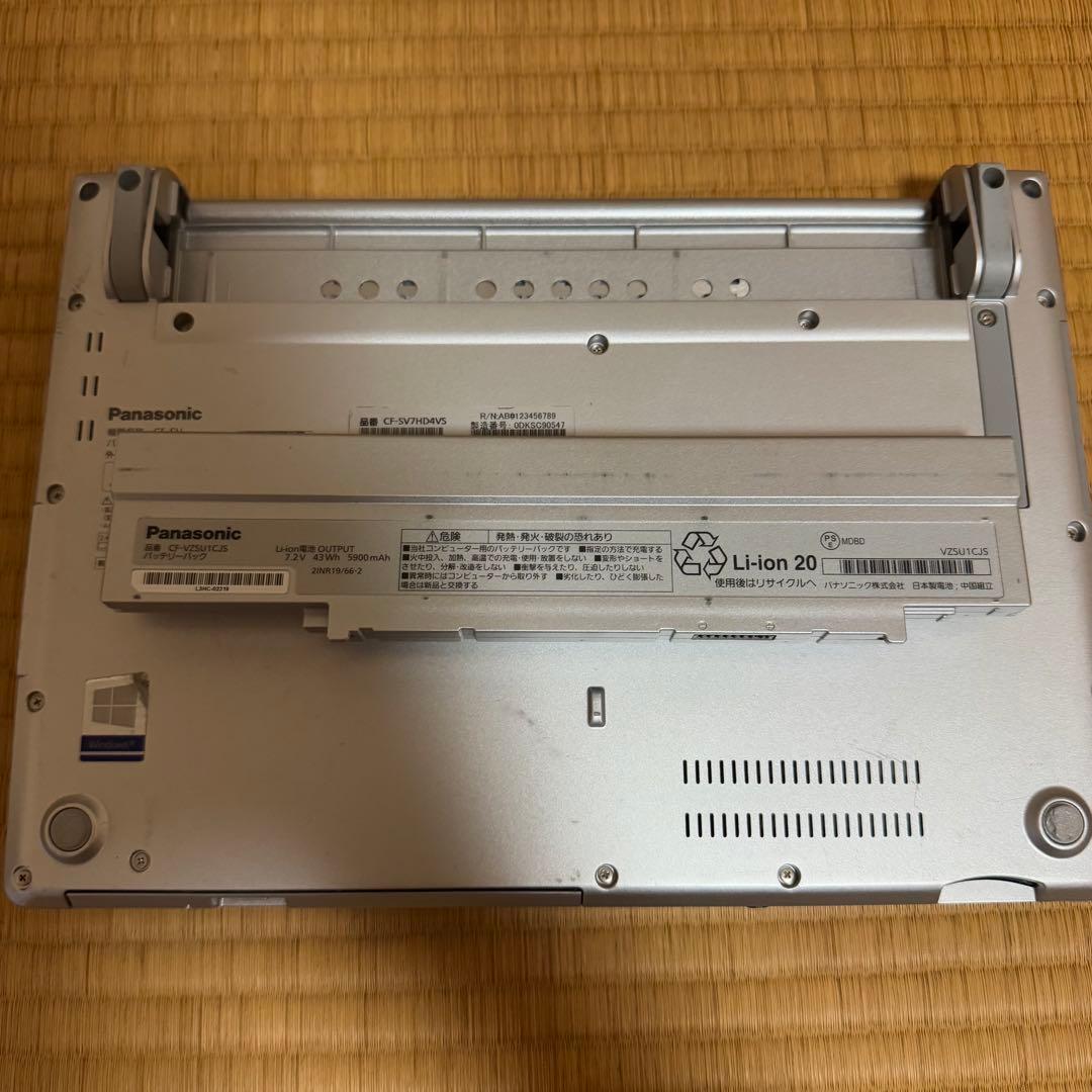 Windowsノート本体 Panasonic Let's note CF-SV7HD4VS