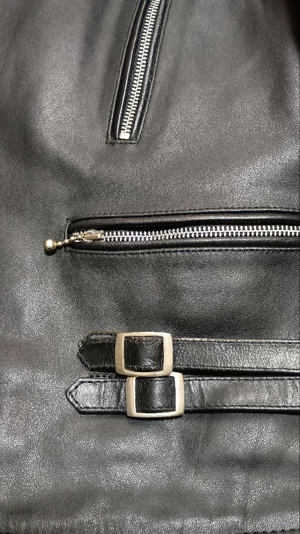 KAKUISHI (HORN WORKS) ダブルライダースジャケット 牛革