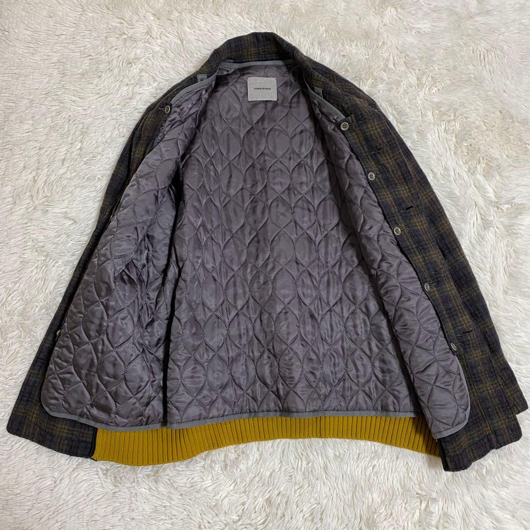 美品　アンダーカバー　ニット　ドッキング　ジャケット　2 メンズ　ライナー付き