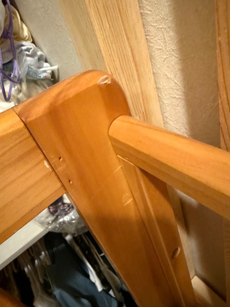 ベビーベッド　カトージ　ハイシートミニベッド（ナチュラル）