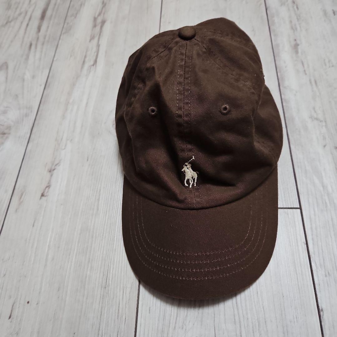 POLO ポロラルフローレン　キャップ　ブラウン