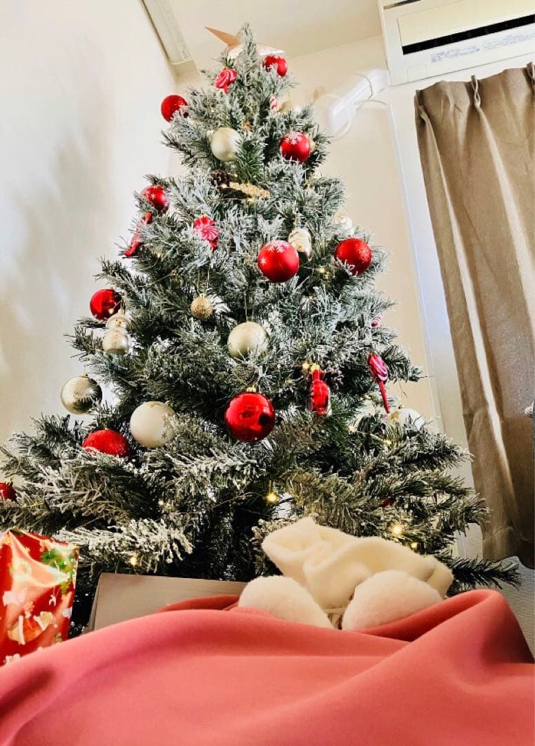 180cm ニトリ　クリスマスツリー、オーナメント一式
