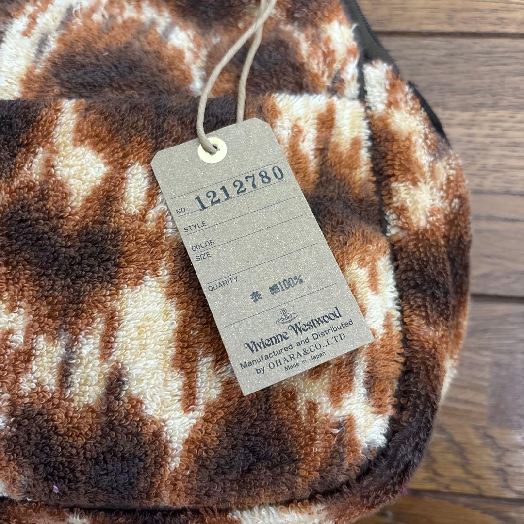 vivienne westwood レオパードパイルポーチ