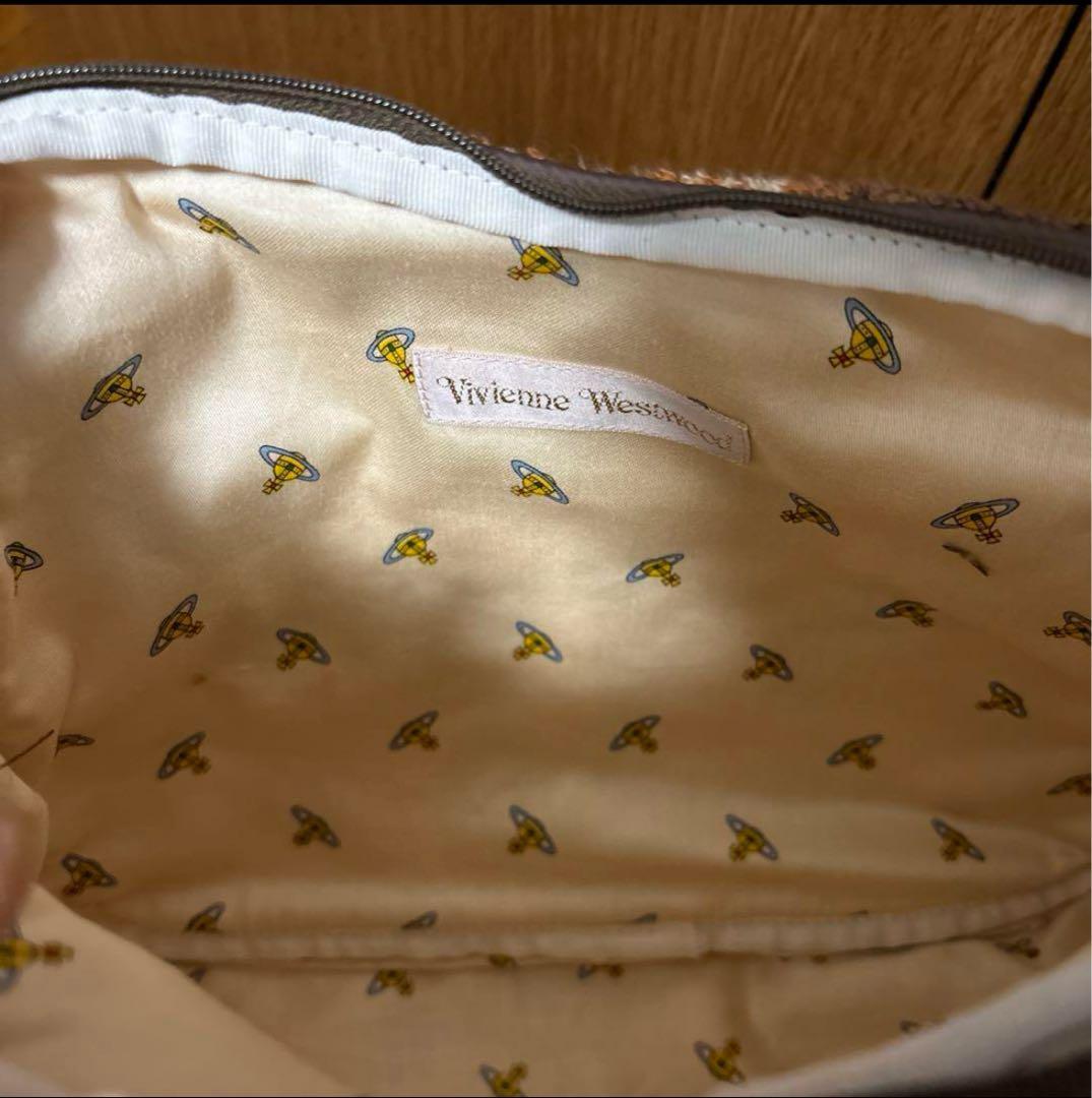 vivienne westwood レオパードパイルポーチ