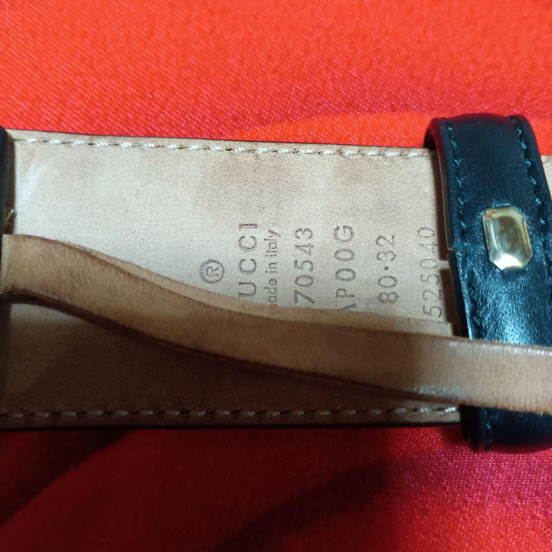 【大人気】　グッチ　ベルト　インターロッキングG ブラック