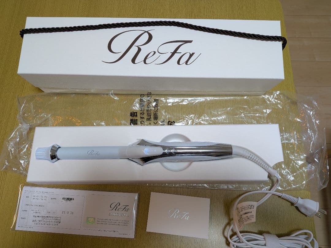 ReFa カールヘアアイロン ホワイト19mm