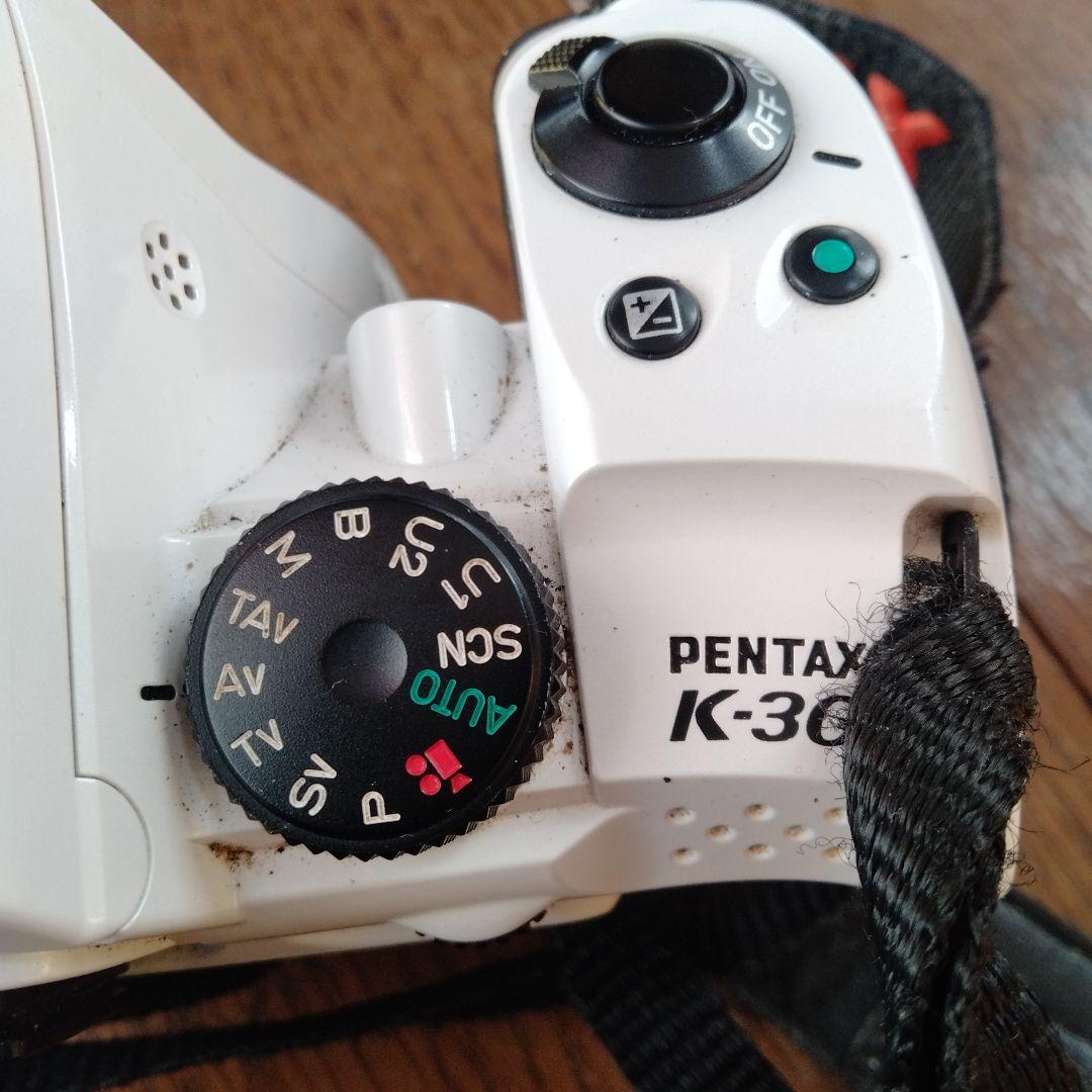 PENTAX K-30 デジタル一眼レフカメラ ホワイト　黒死病ジャンク品
