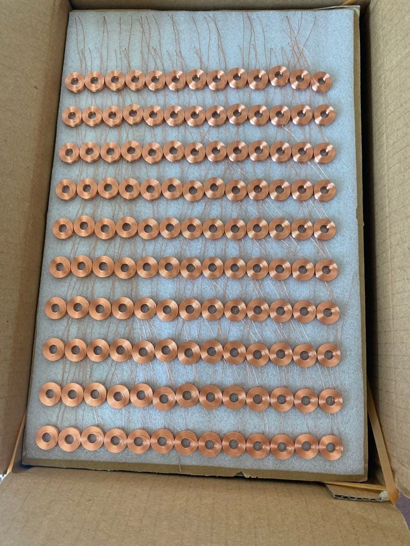 銅線　コイル　オーディオ用