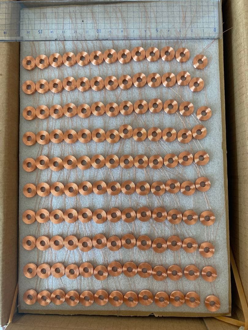 銅線　コイル　オーディオ用