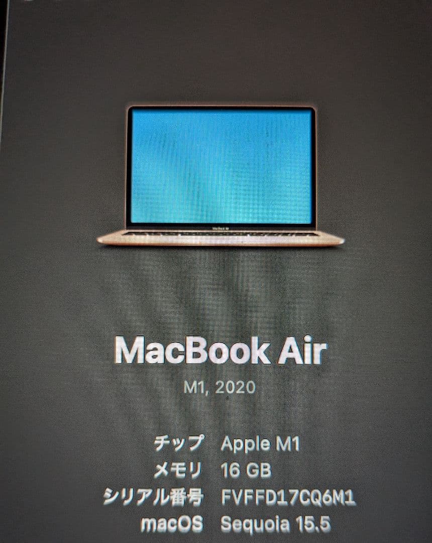 MacBook Air M1 2020 16GB 512SSD ローズゴールド