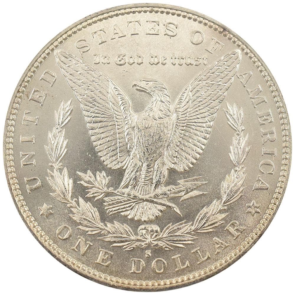 1879-S モルガンダラー銀貨・ドル MS65 PCGS認証 アメリカ 065