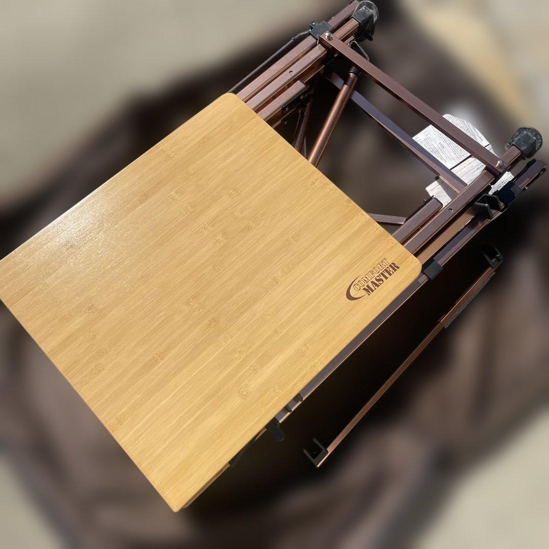 <使用1回>Coleman COMFORT MASTER 木製キッチンテーブル