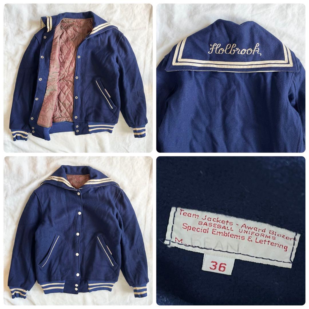 1950年代〜1960年代アメリカヴィンテージ セーラー襟 スタジャン