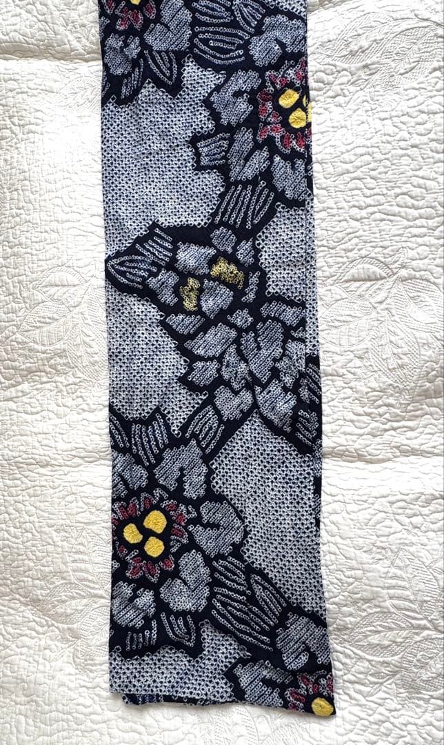 ご奉仕価格 ◆ 粋な大人の浴衣 ◆ 有松絞り 花繋ぎ 逸品