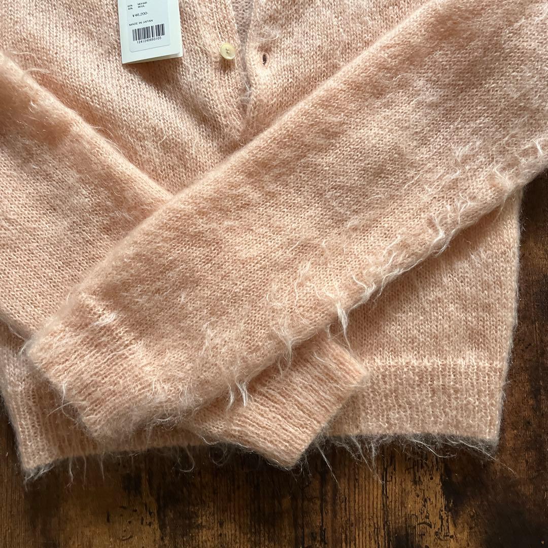AURALEE スーパーキッドモヘア カーディガン Mサイズ ピンク