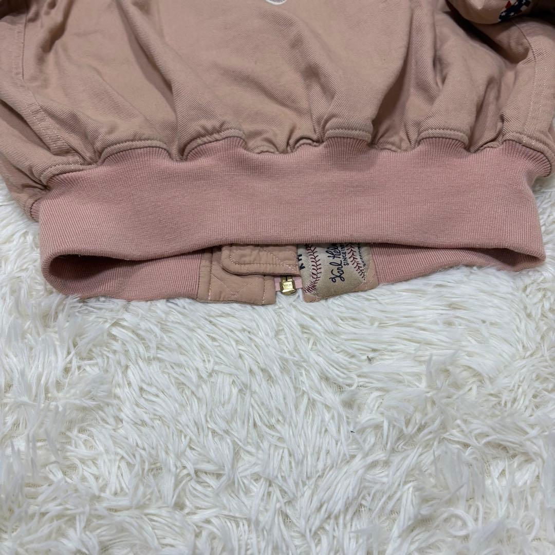 n*i様 カールヘルム ピンクハウス　MA-1 キルティング　中綿　野球　ピンク