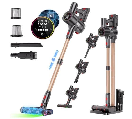 【2026先行✨業界初】 80KPaコードレス掃除機 AI自動制御 70分稼働