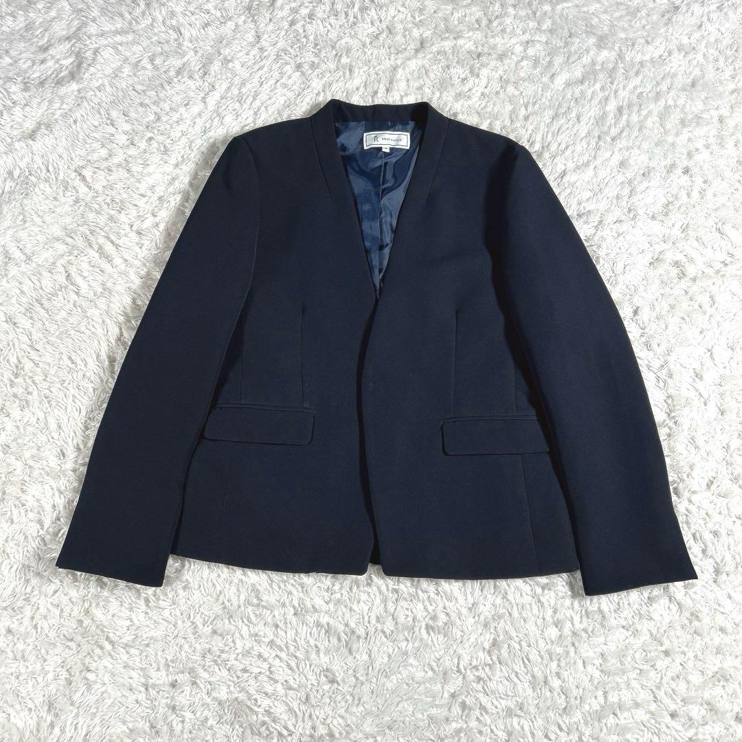 ROPE PICNIC　パンツスーツ　360°ウルトラストレッチ　ネイビー　40