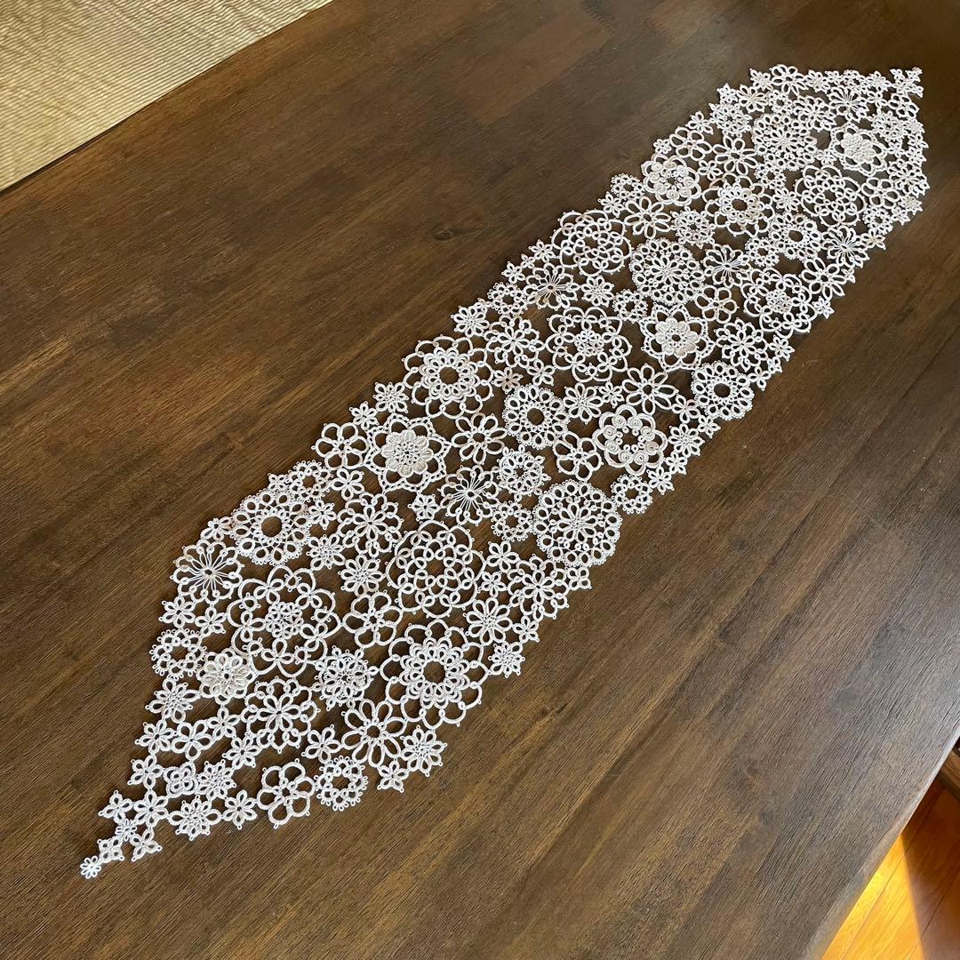 【かなで様ご確認用】タティングレース ドイリー レース編み ハンドメイド