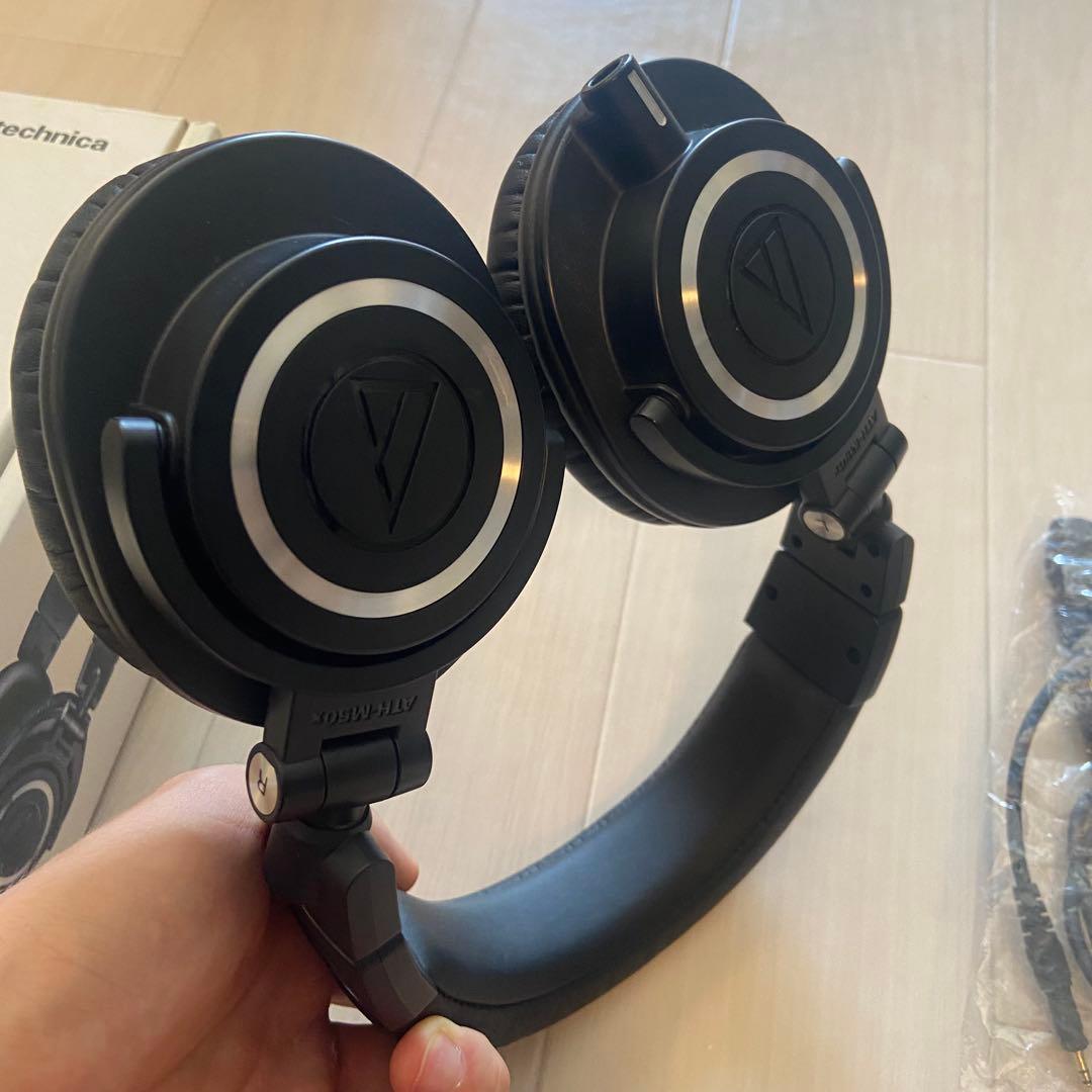 【備品】 ATH-M50x audio technica ヘッドホン