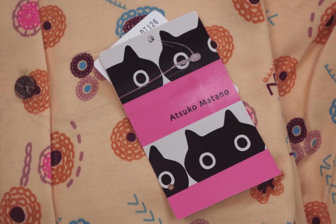 【新品】マタノアツコ/ワコール　タンポポパジャマ（LL)　ひょっこり黒猫