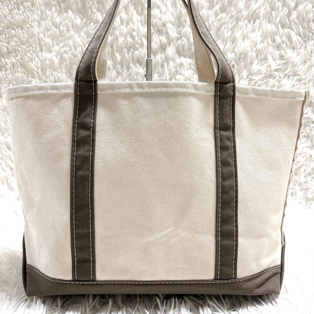 希少レア廃盤エルエルビーンL.L.Beanボードアンドトートオープントップ茶色