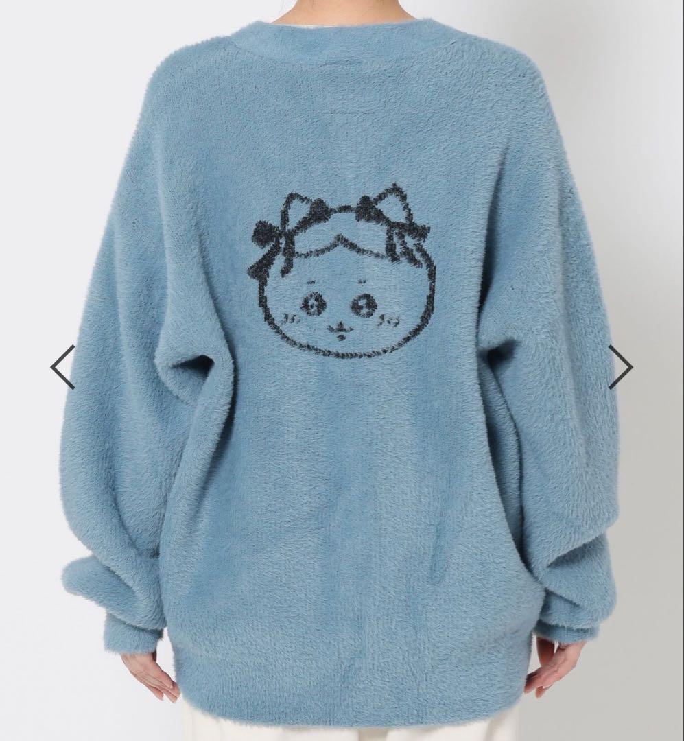 ちいかわ　ニットカーディガン　ハチワレ　ローリーズファーム