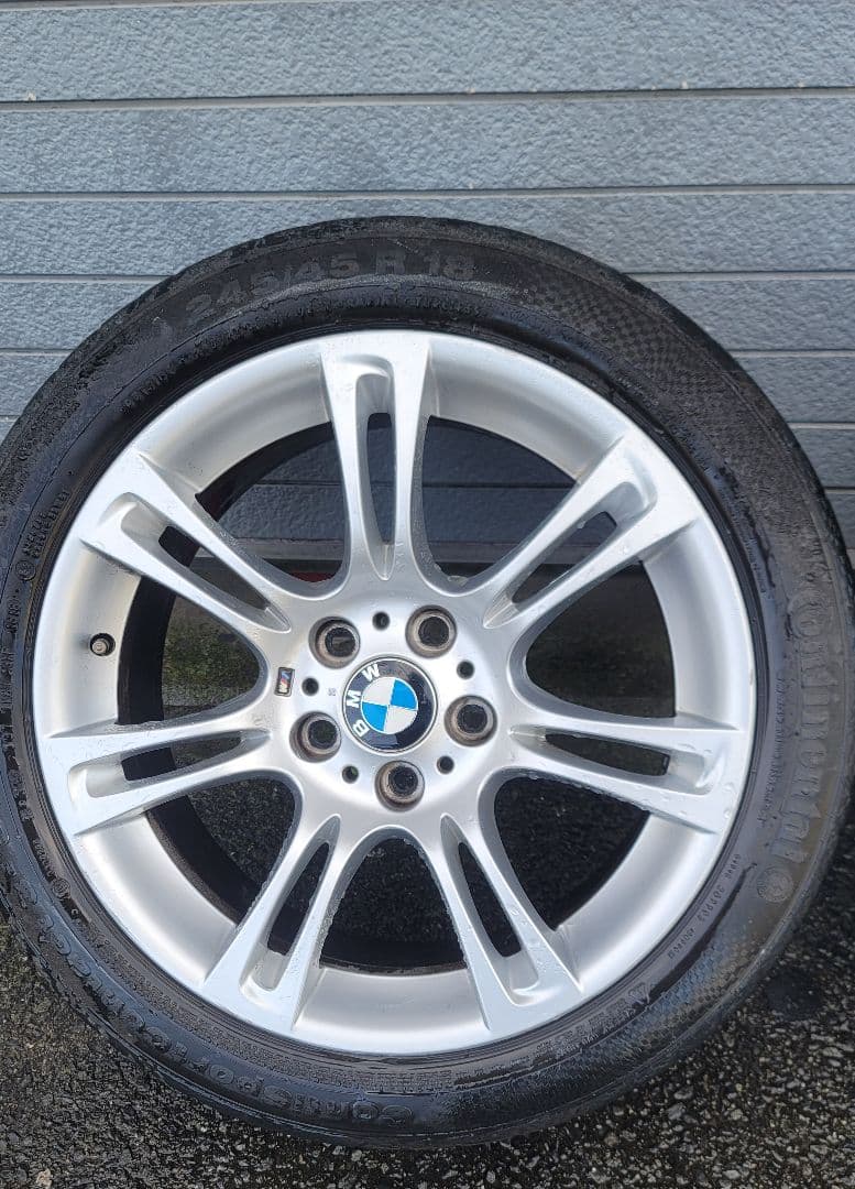  M スポーツ18インチ ホイールセット タイヤ付き5シリーズから取り外し