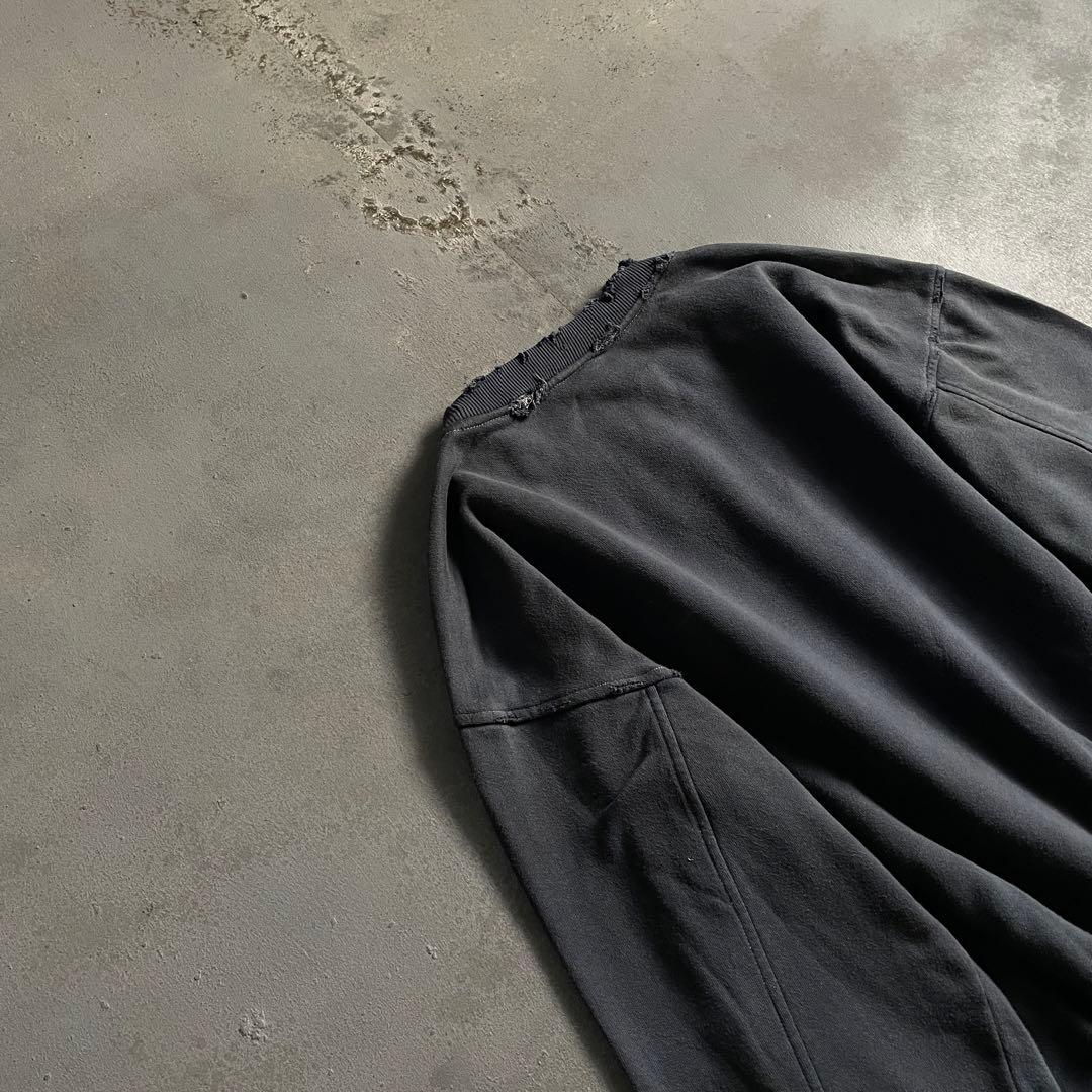 90's 銀タグ“adidas”後染“短丈”grange boro sweat