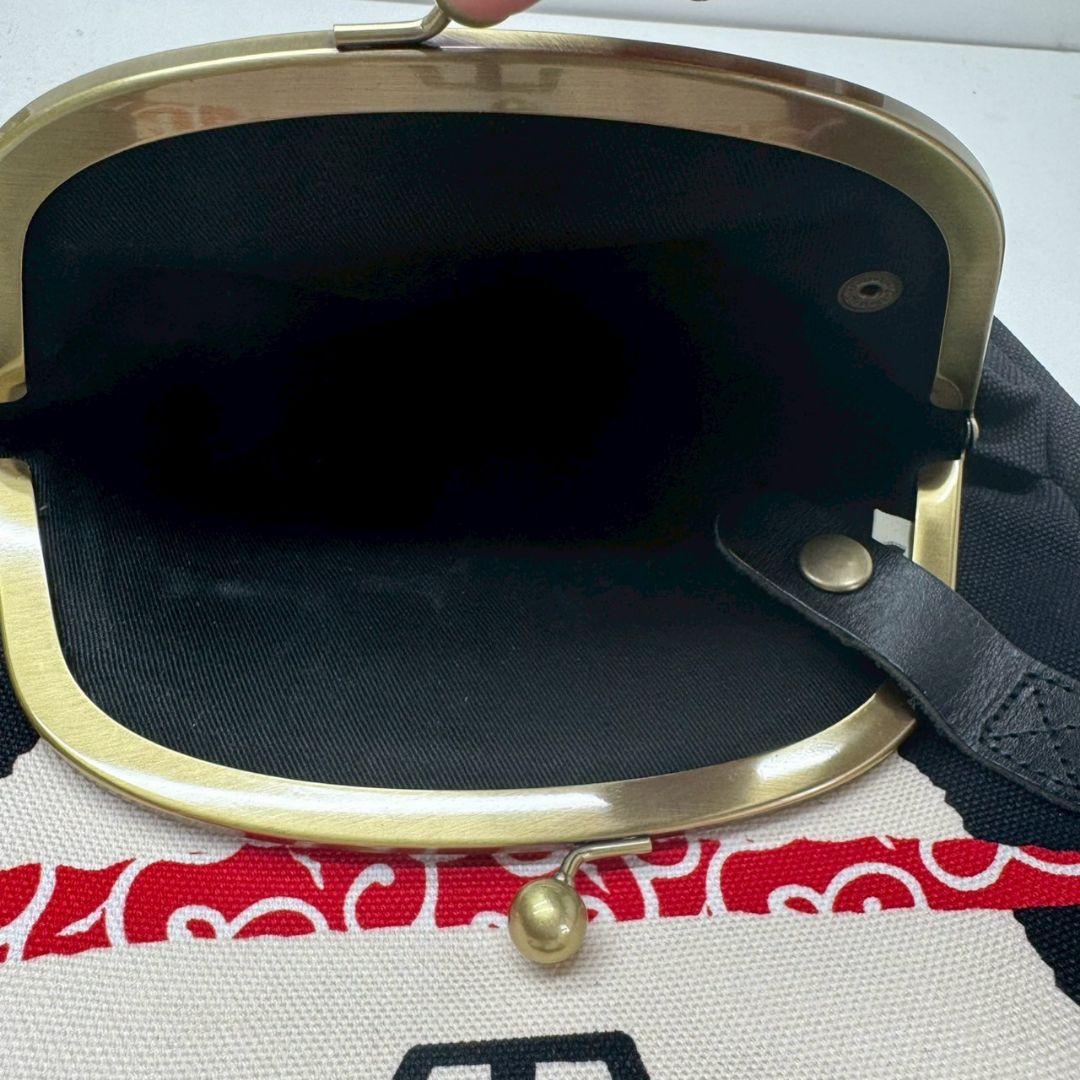 T◆AYANOKOJI ボディバッグ　がま口わんこ　しば犬　水琴鈴