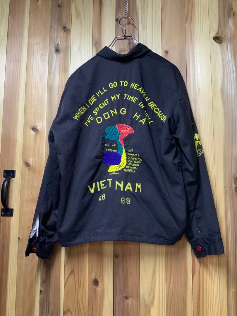貴重　60s ベトジャン リプロダクト　現地刺繍　M-Lサイズ