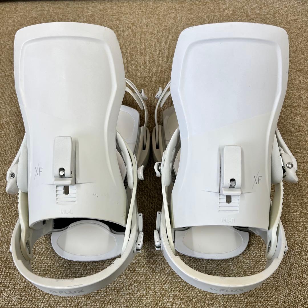 【美品】FLUX XF L ホワイト ビンディング バインディング