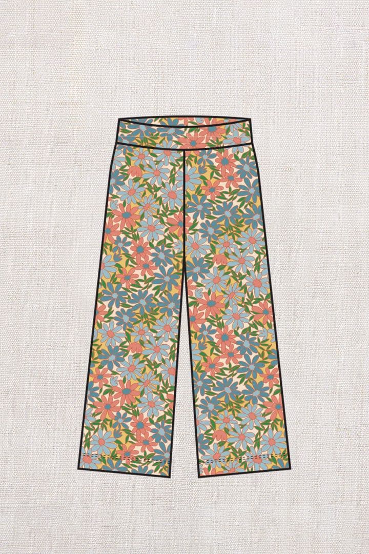 【新品】misha&puff A-Pant Cottage Floral 4y