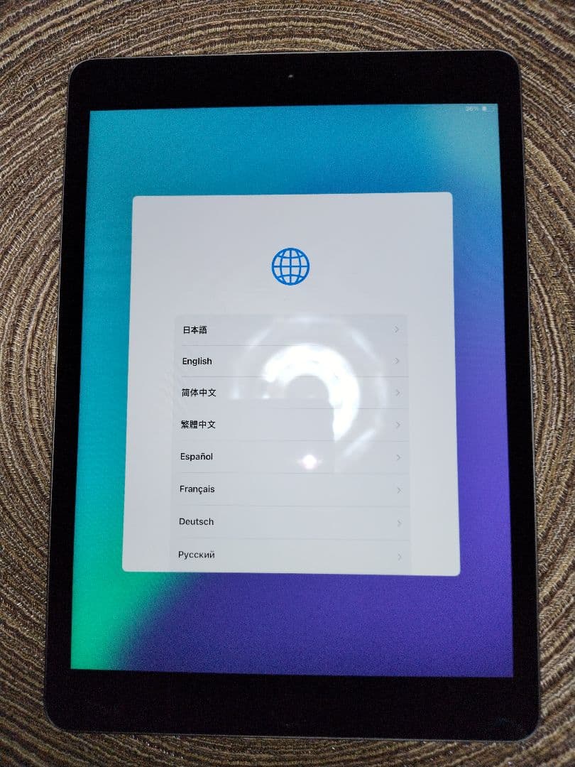 中古iPad 第７世代 32GB A2197 Wi-Fiモデル スペースグレイ