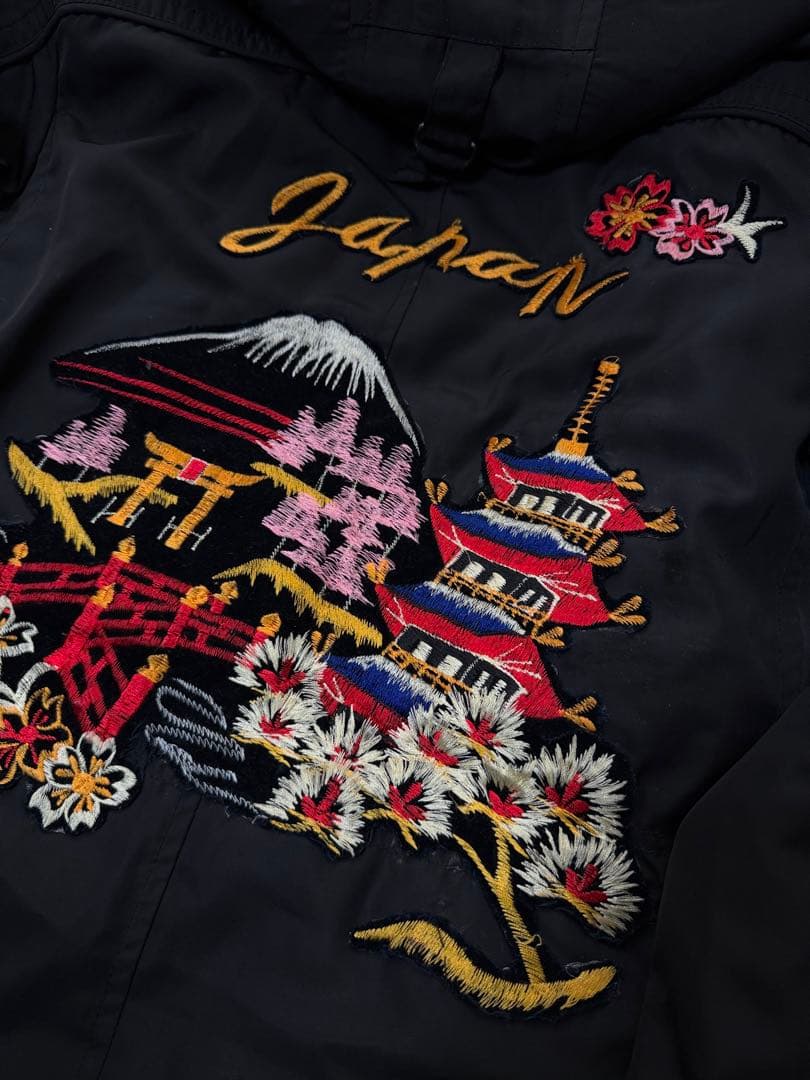 Custom vintage 90s Premium 富士山 龍虎鷲 ジャケット