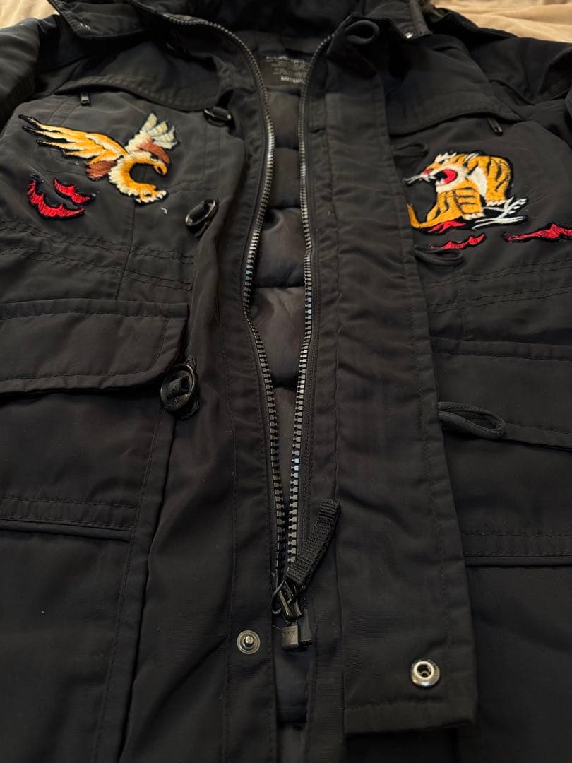 Custom vintage 90s Premium 富士山 龍虎鷲 ジャケット