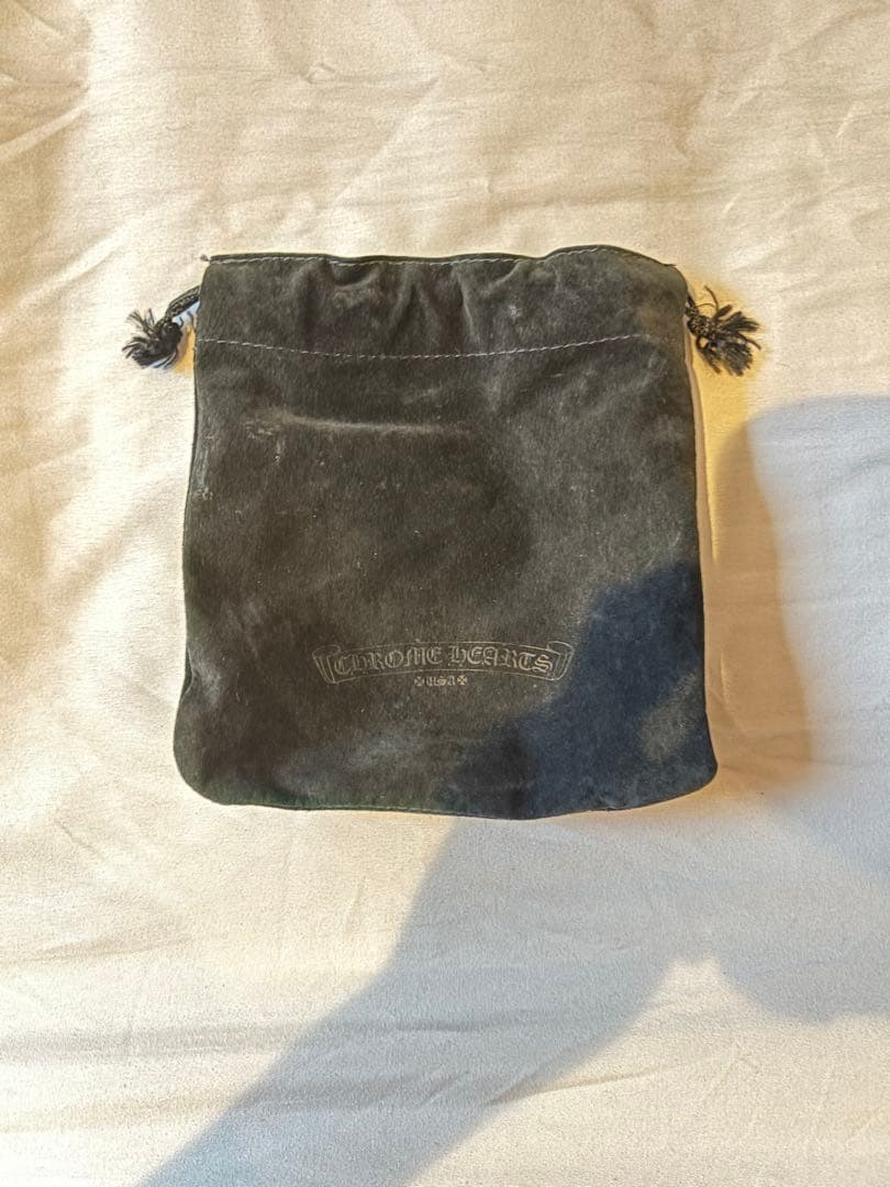 CHROME HEARTS レザーベルト CHロゴ バックル シルバー925