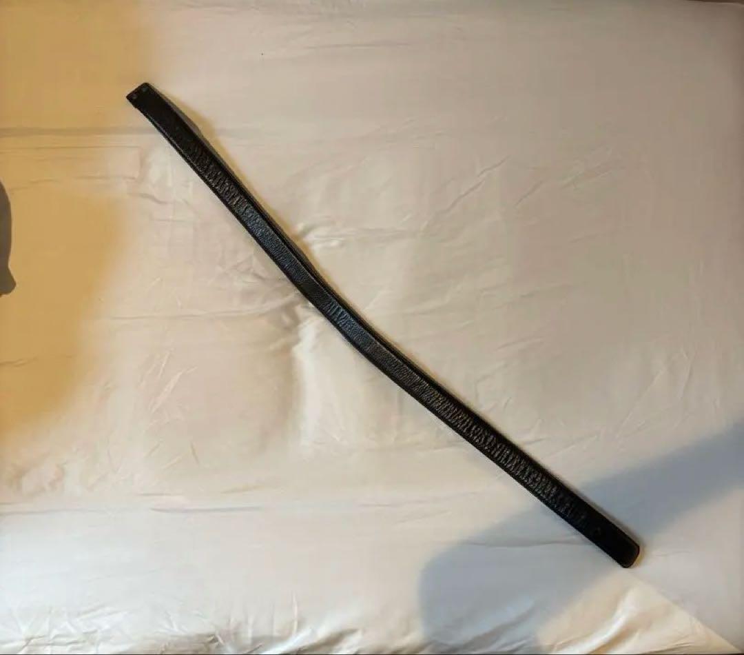 CHROME HEARTS レザーベルト CHロゴ バックル シルバー925