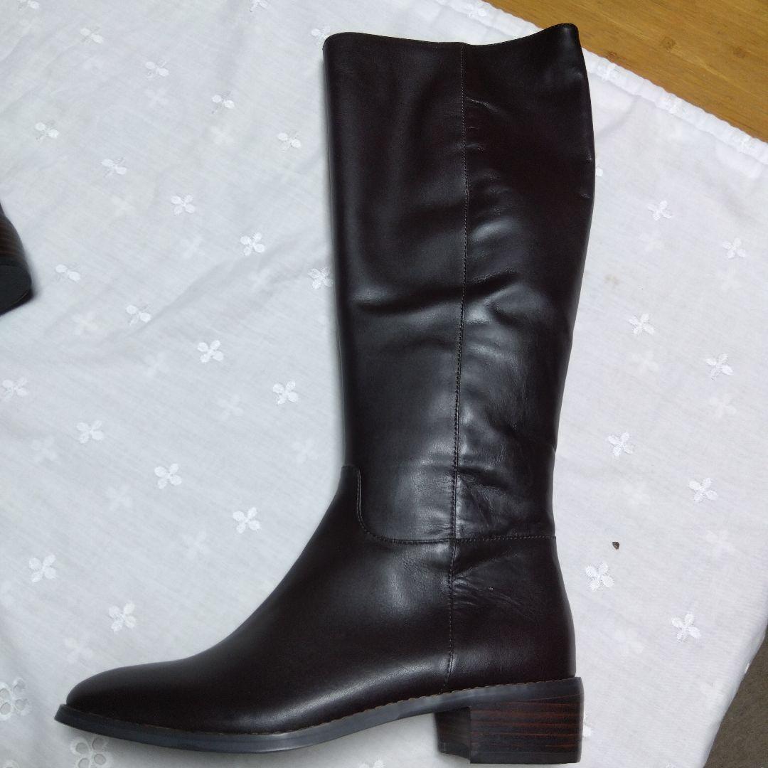 ODETTE E ODILE　ダークブラウン ロングブーツ 24cm　新品未使用