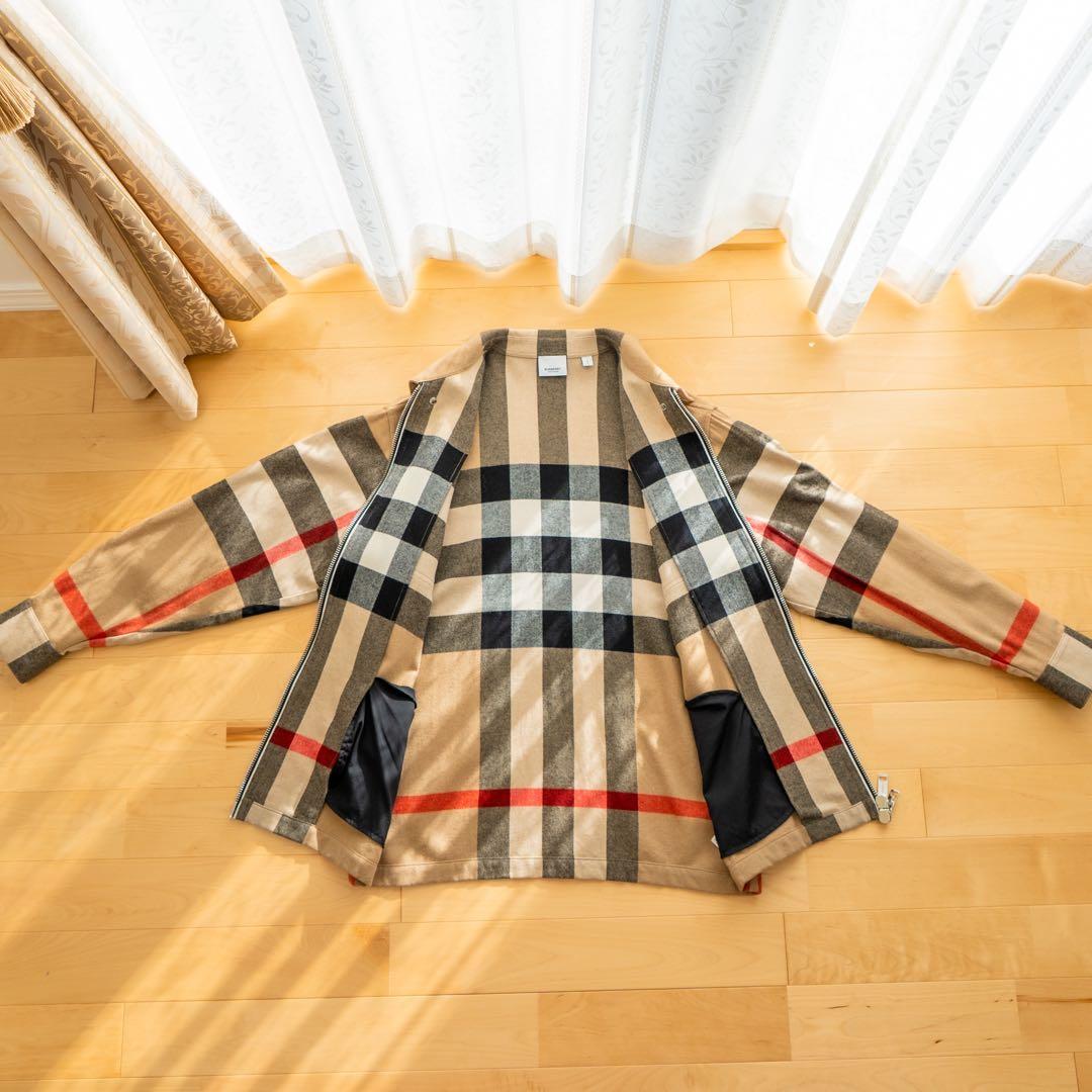 【美品】☆高級品・レア☆バーバリー☆ ノバチェックジップアップジャケット☆