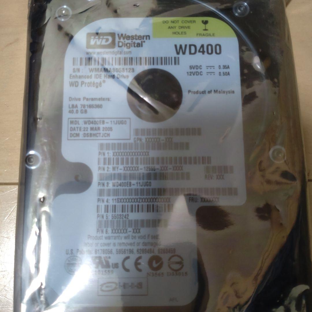 外付けハードディスク・ドライブ Western Digital WD400 120GB HDD